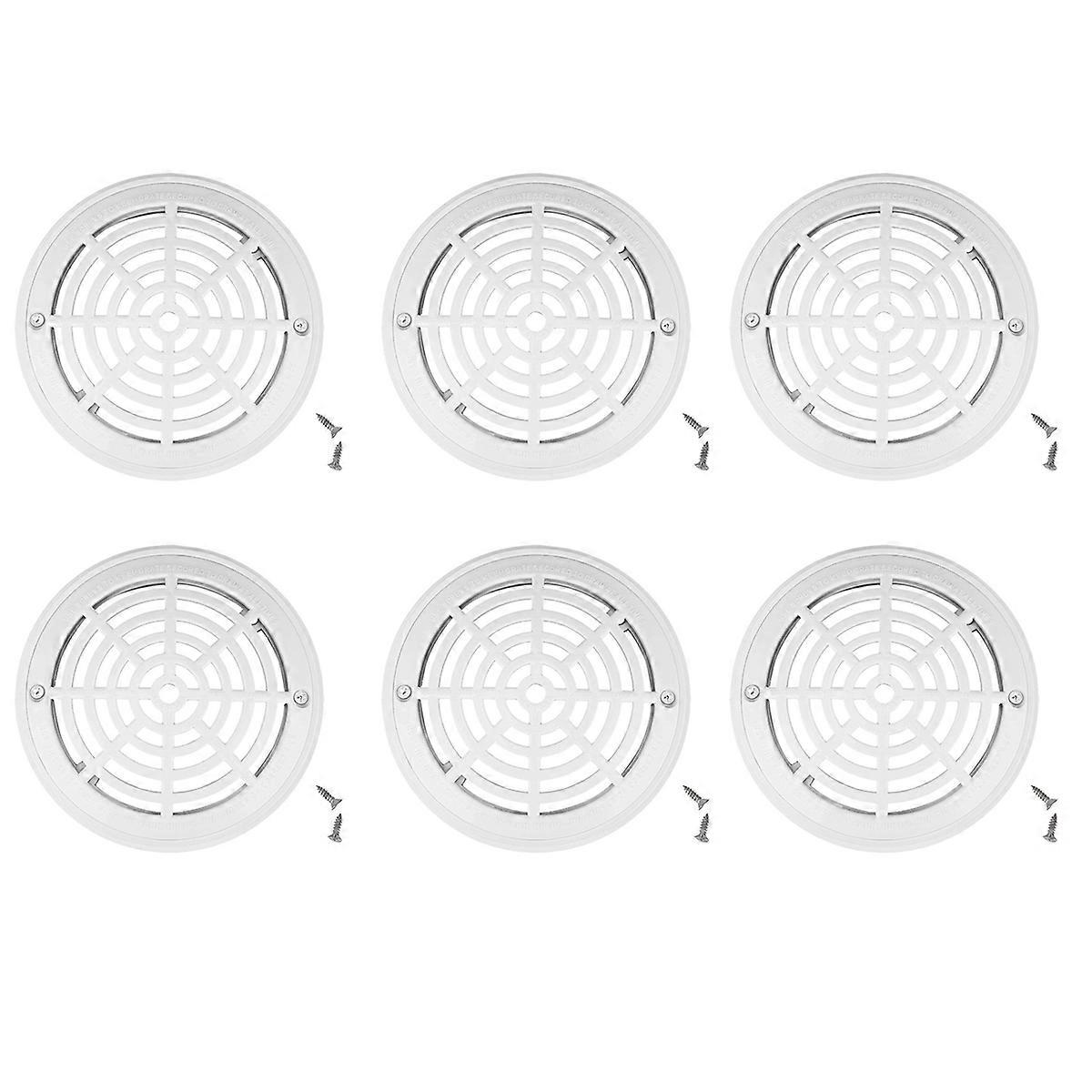 8Inch Top Grate Bottom Mounting Plates Replacement Pool Drain Cover