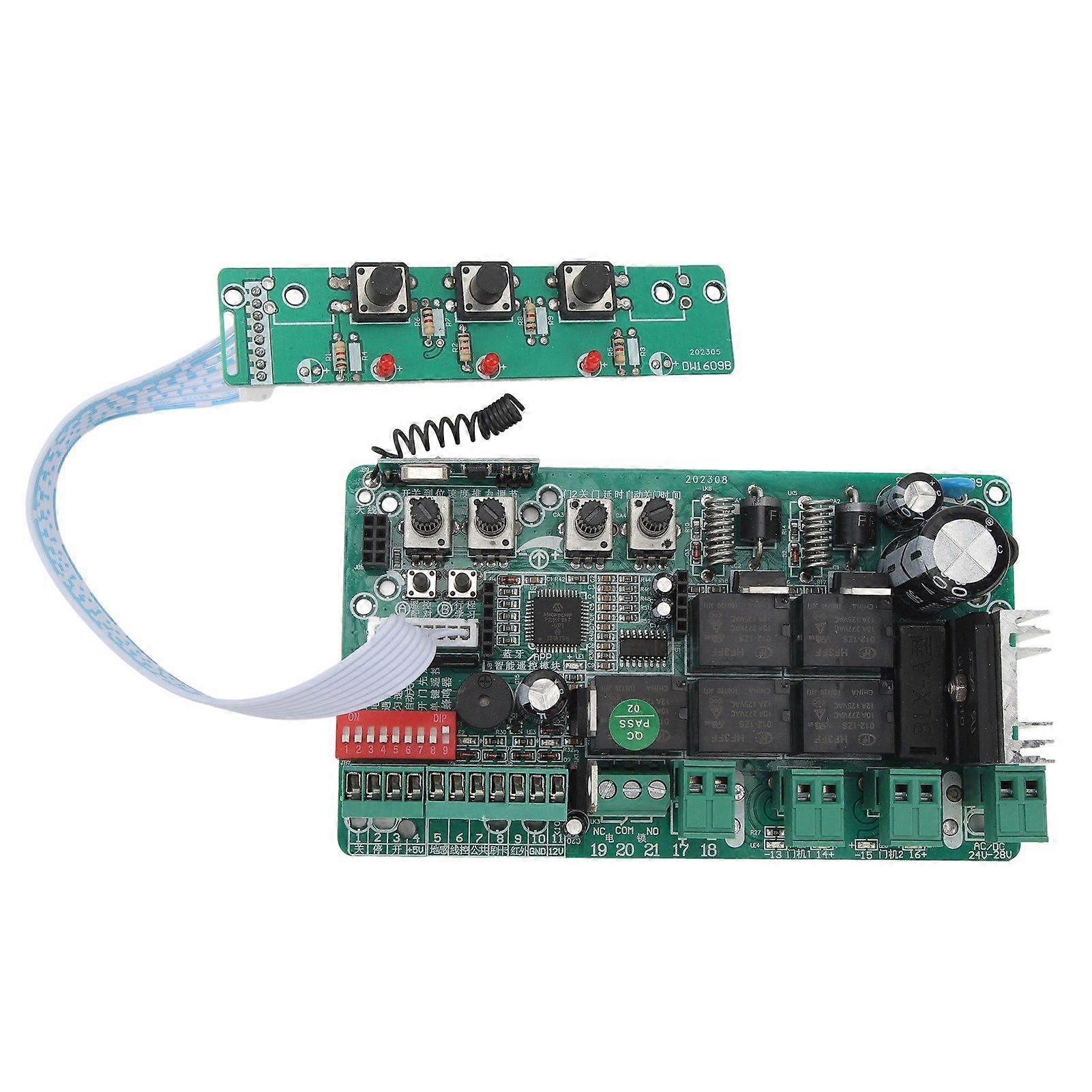 Circuit Board for Sliding Gate Openers Universal Main Electronic Control Board Replacement for Sliding Gate Motor and Accessories 220V