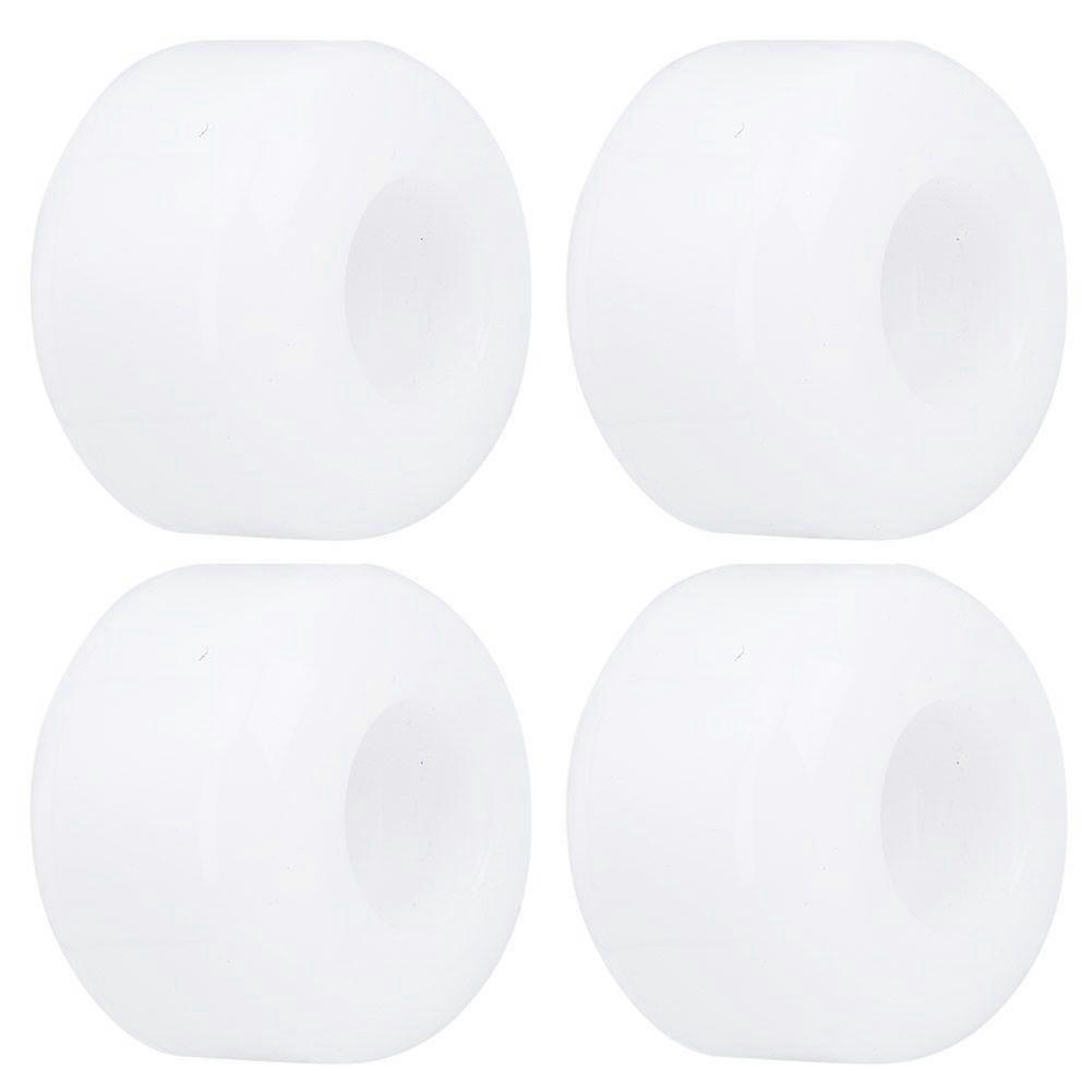 4Pcs/Set High Elasticity PU Fish Board Skateboard Wheels Replacement Accessorieswhite