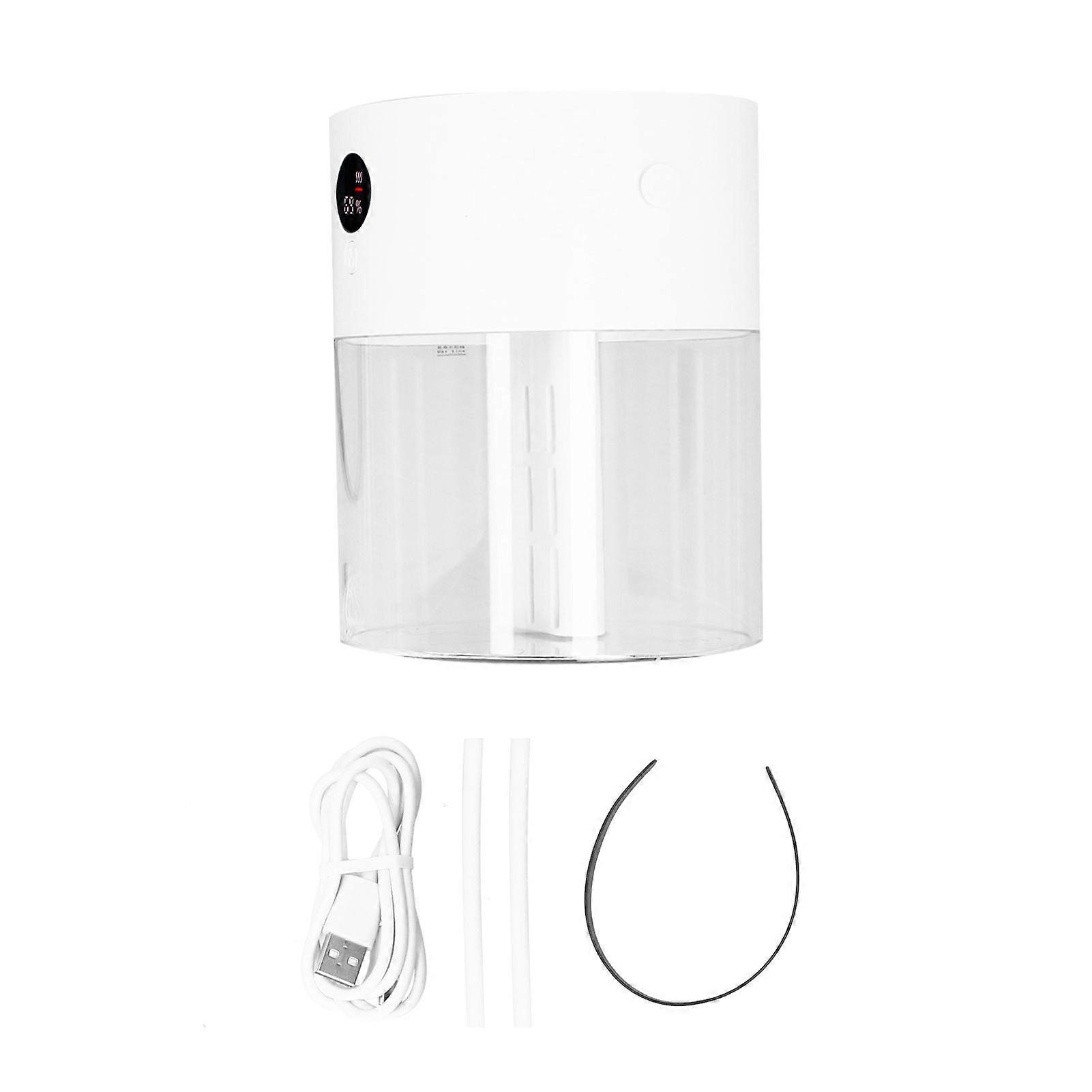 2L Smart Humidifier with Digital Display USB Charging Air Humidifier for Home OfficeWhite