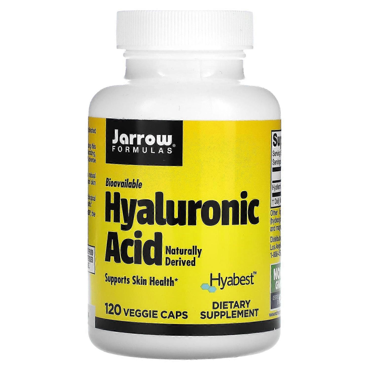 Jarrow Formulas, Hyaluronic Acid, 120 Veggie Caps