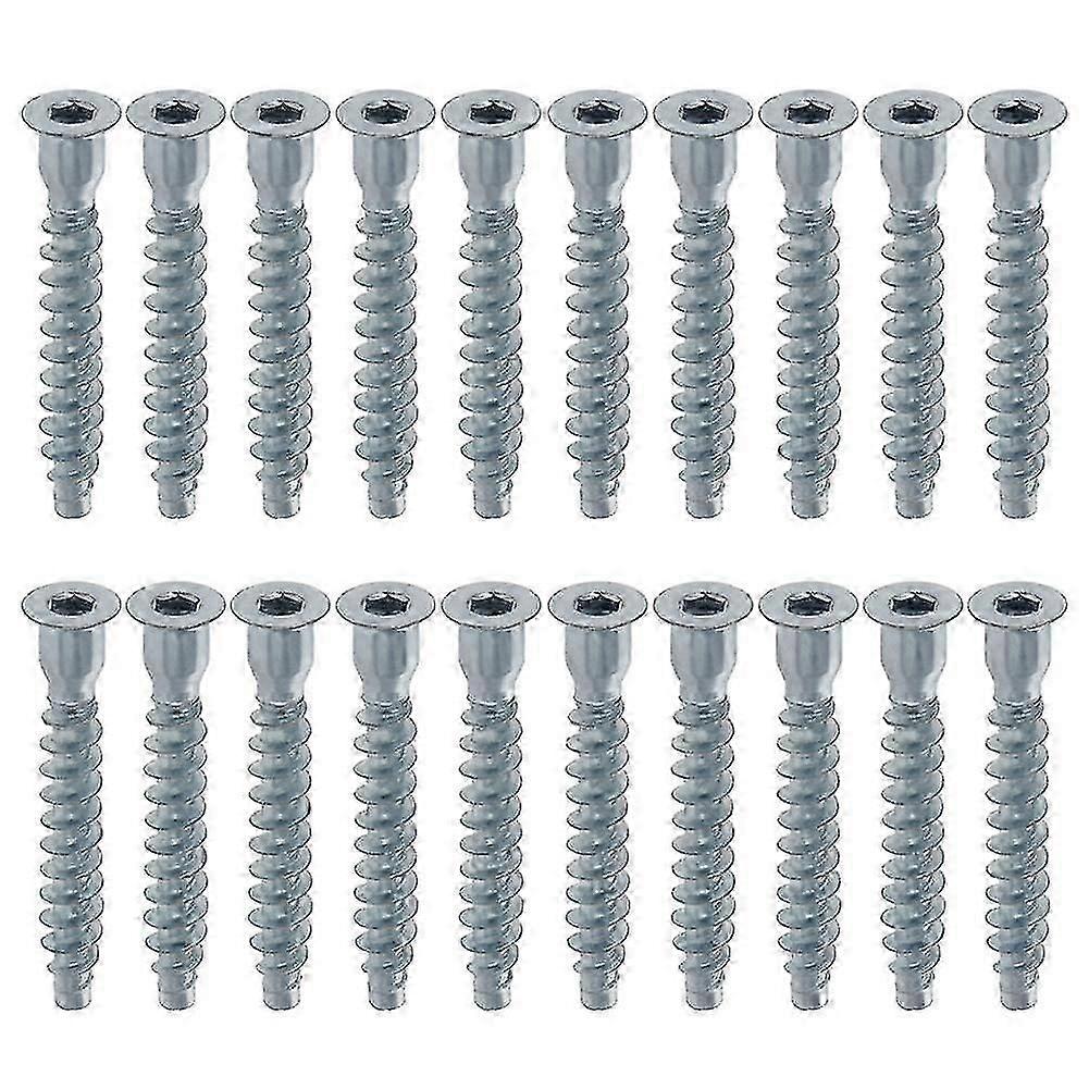 100pc Hex Socket Screws Bolts M6.3*50 Nuts