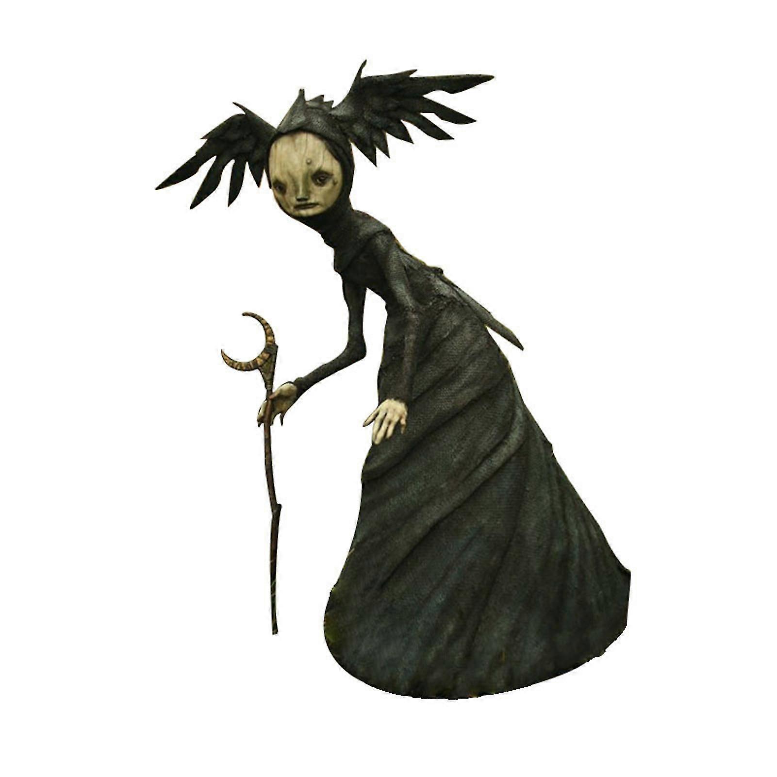 Resin Witch Statue Ornament Unique Design Durable Halloween Props Decoration For Home