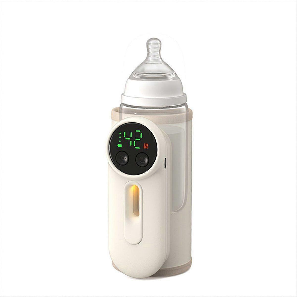 Portable Baby Bottle Warmer Wireless Milk Heater with Constant Temperature Control USB Insulated Mi