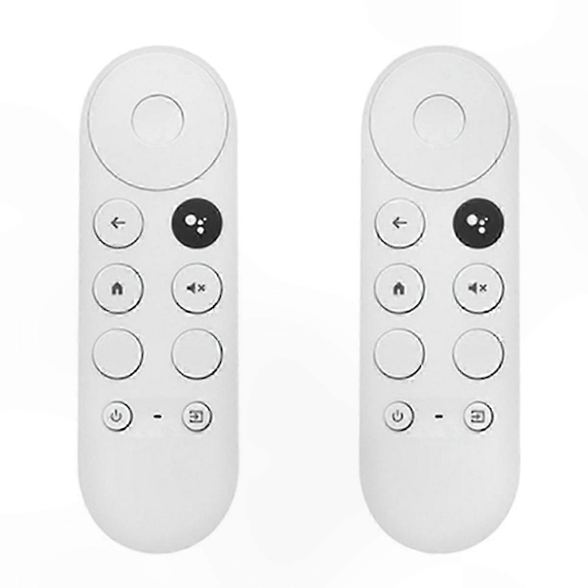 2-Pack Bluetooth Voice Remote for 2020 4K TV Streaming Device Replacement Remote Control G9N9N Model Snow White