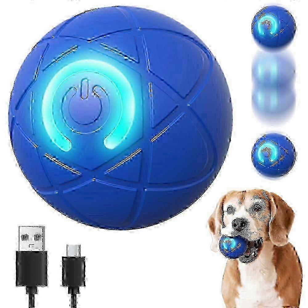 2025 New Shaky Dog Ball, USB Rechargeable Interactive Moving Toy, Automatic Shaking & Rolling Ball Toy for Small, Medium, Large Dogs