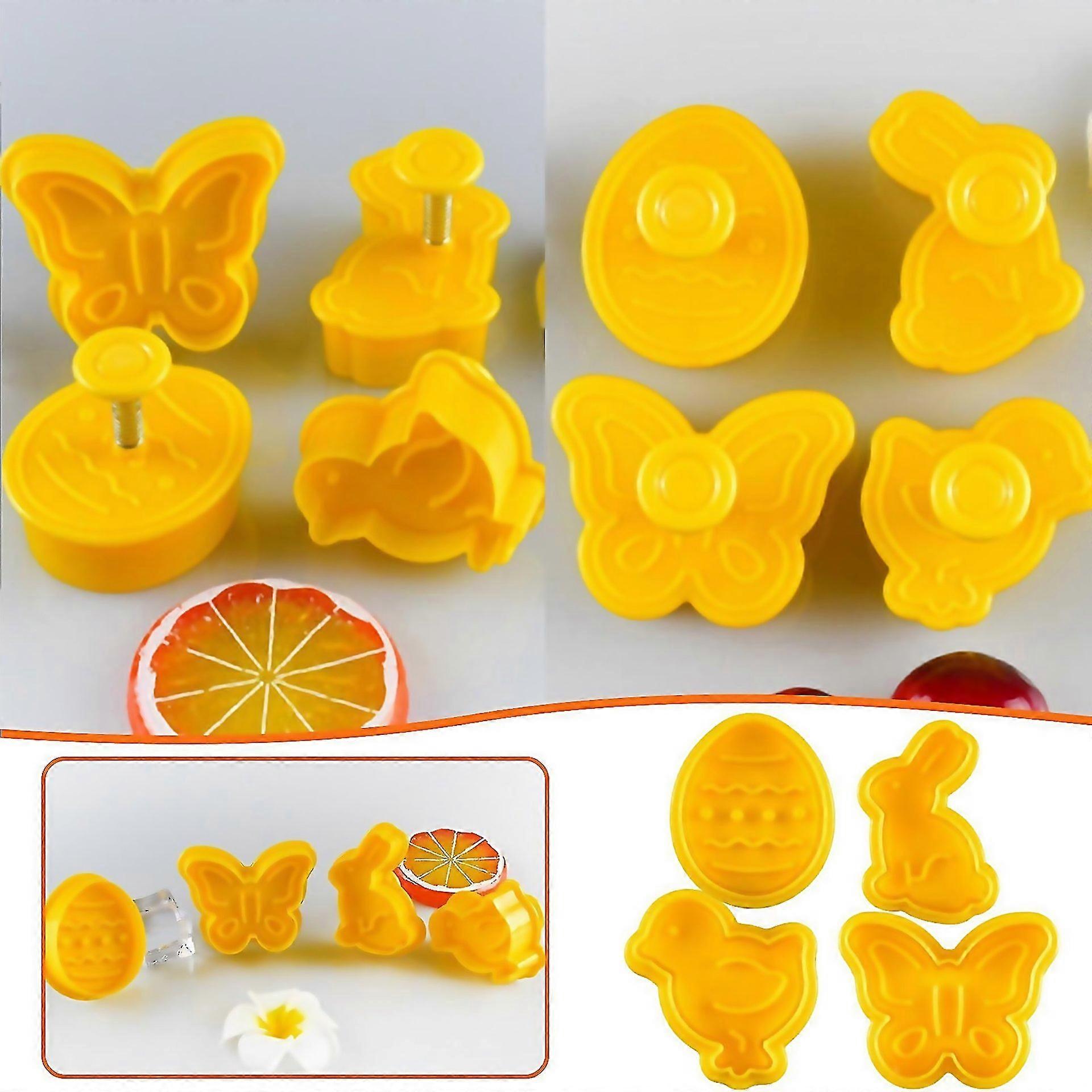 For Pastrycookiefondant Stampers4piece Set Easter Day Cookie Set Tools