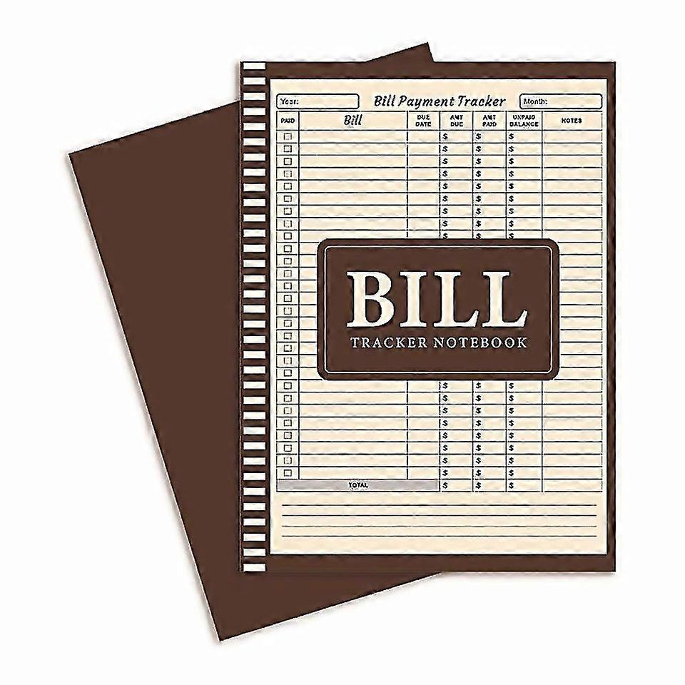 For Monthly Bill Payment Checklist Bill Tracker Notebook The 4year Guide For Families Money Managers