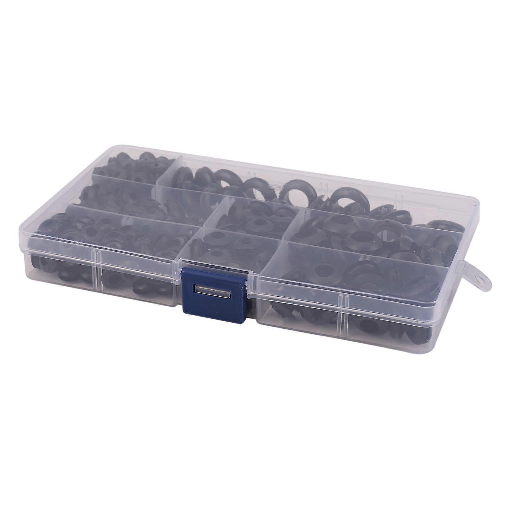 260pcs Rubber Grommet Assortment Wiring Coil Wire Gasket M3 / M4 / M5 / M6 / M8 / M10 / M12