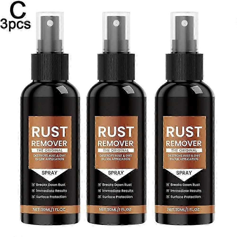 3pcs(C)$Car rust remover rust removal gloss mild clean decontamination car rust remover