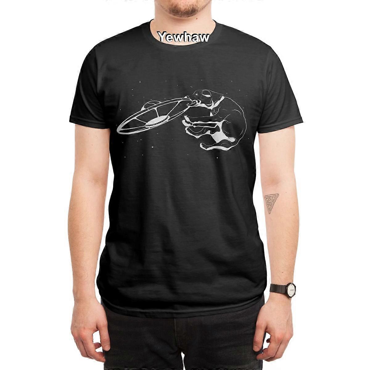 Cosmic Fetch חולצת טריקו כלב חללית הרפתקאות מדע בדיוני