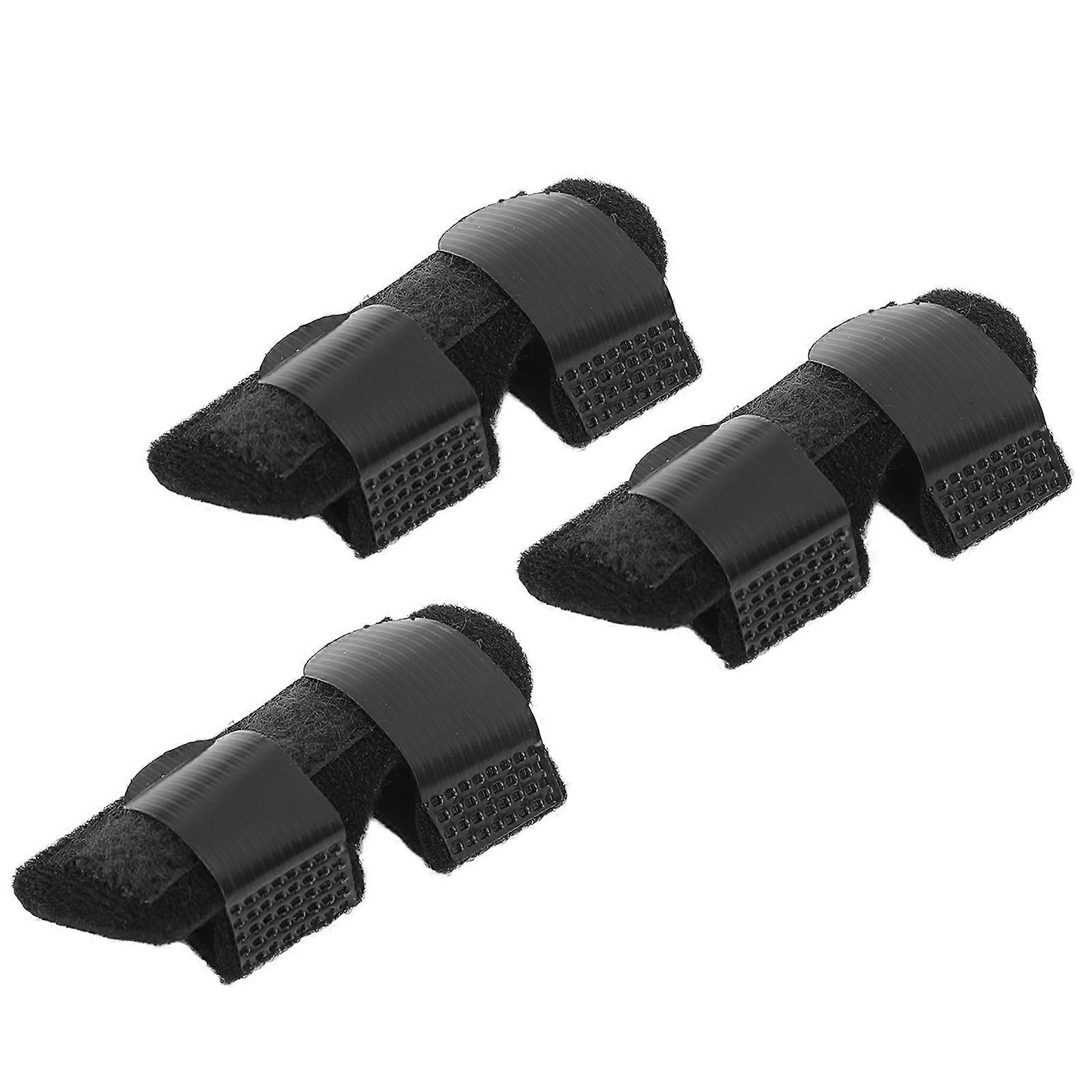 3 Pcs Finger Splint Composite Cloth Aluminum Alloy Versatile Index Middle Ring Finger Straightener Corrector 