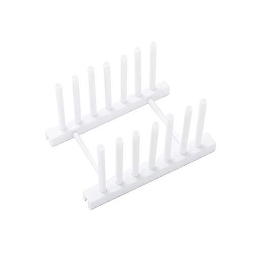 Plastic Sink Strainer Kitchen Storage Rack For Pots Plates Bowls Cups White Dish Drying Rack Space Saving Shelf