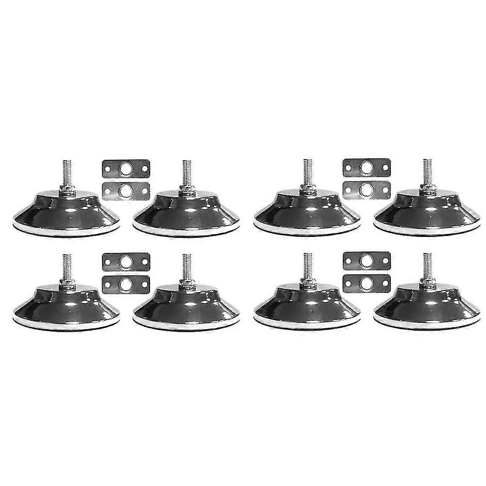 8 Pcs Billiard/pool Table Leg Levelers 5 Inch Metal Game Table Leg Levelers Heavy Duty Leveling Fee