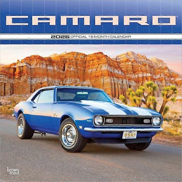 Camaro 2026 Square Flap Calendar Calendar Book