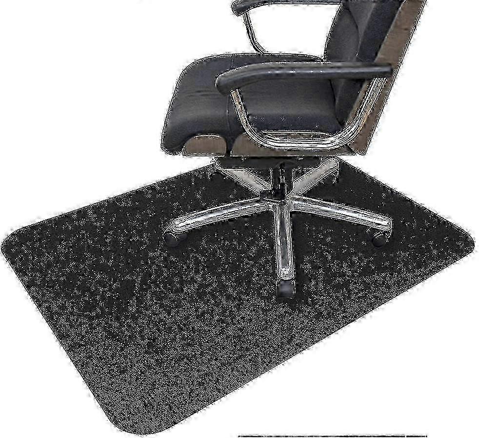 Multipurpose Rectangular Office Chair Mat for Hard Floors - Polyethylene + EVA, Non-Slip Bottom