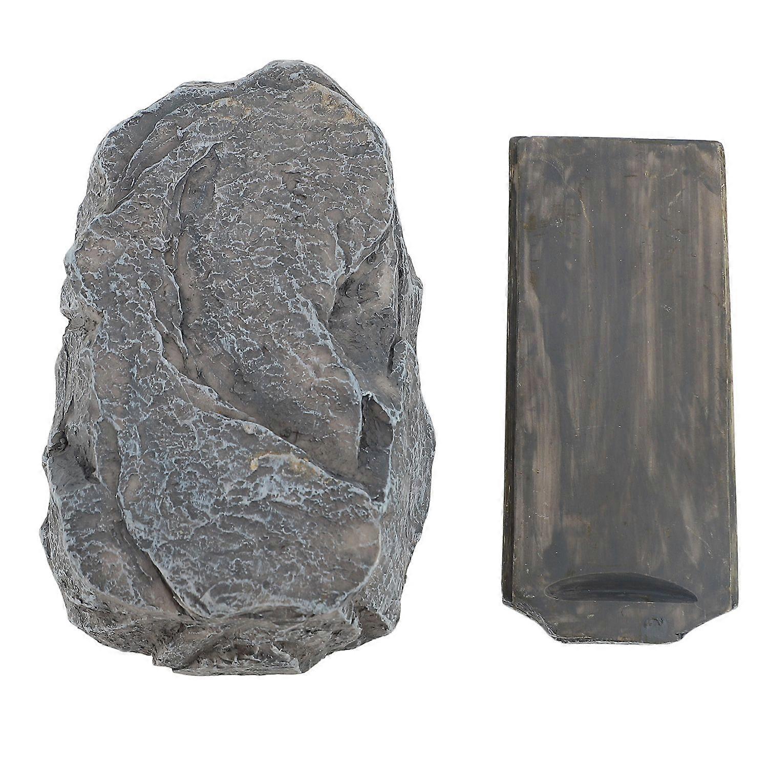 Fake Rock Key Hider Weather Resistant Safe Storage Decorative Resin Hide A Key Holder Box For Outdoo