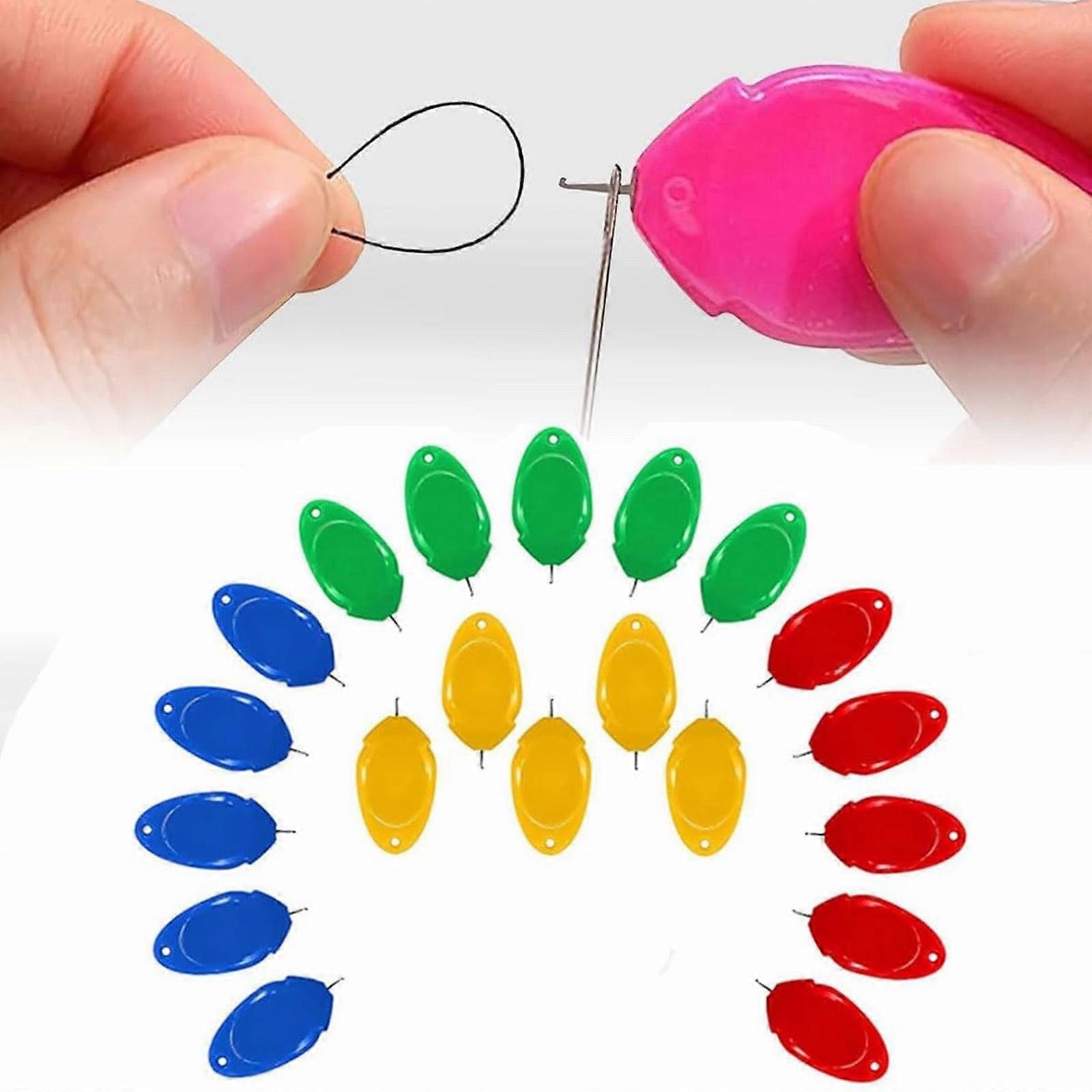 Winysin Sewing Machine Needle Threader 2024, 20 PCs, Easy Self-Thread Tool for Hand Stitching & DIY Apparel, compatible with standard sewing machines