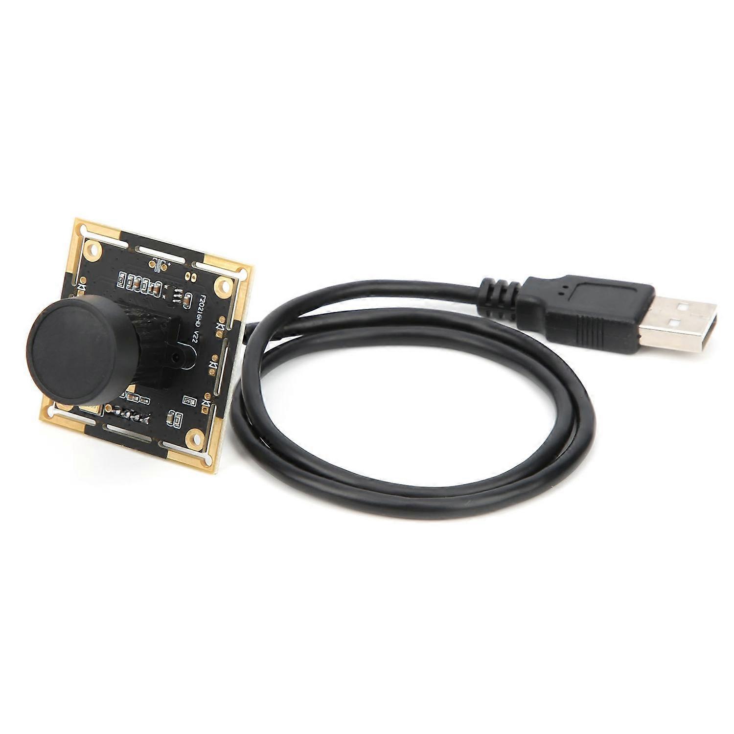 1080P USB Camera Module 136 Degree Wide Angle F22 1/2.7in Chip Manual Focusing Free Drive
