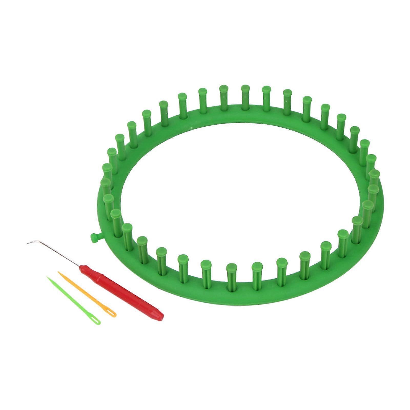 Round Knitting Looms Sets Kit Tool With Hook Needle And Pompom Maker Knitting Sewing Tools Accessory Color Random