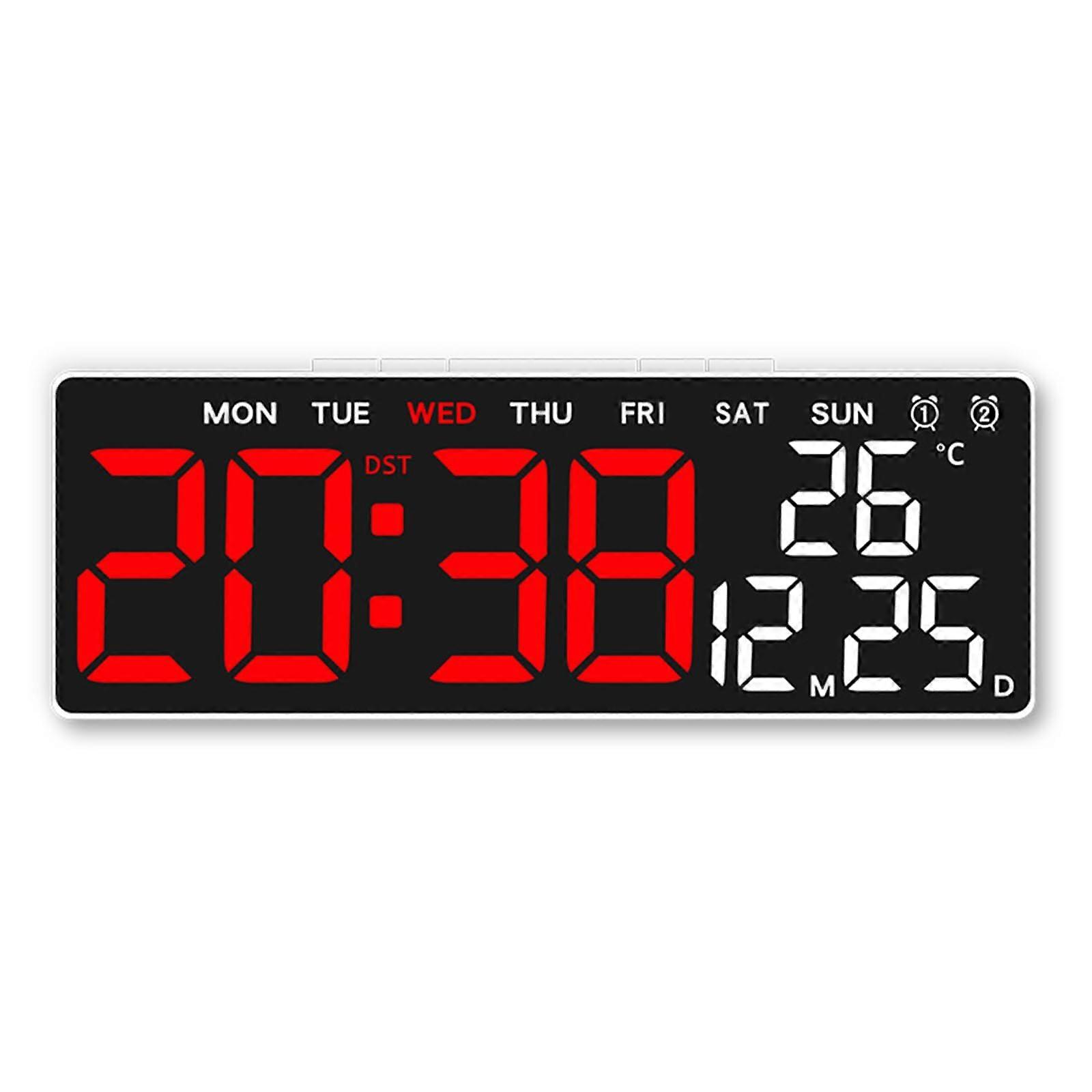 LED Digital Desk Clock With Calendar And Thermometers For Students And Professional Ref: 6670