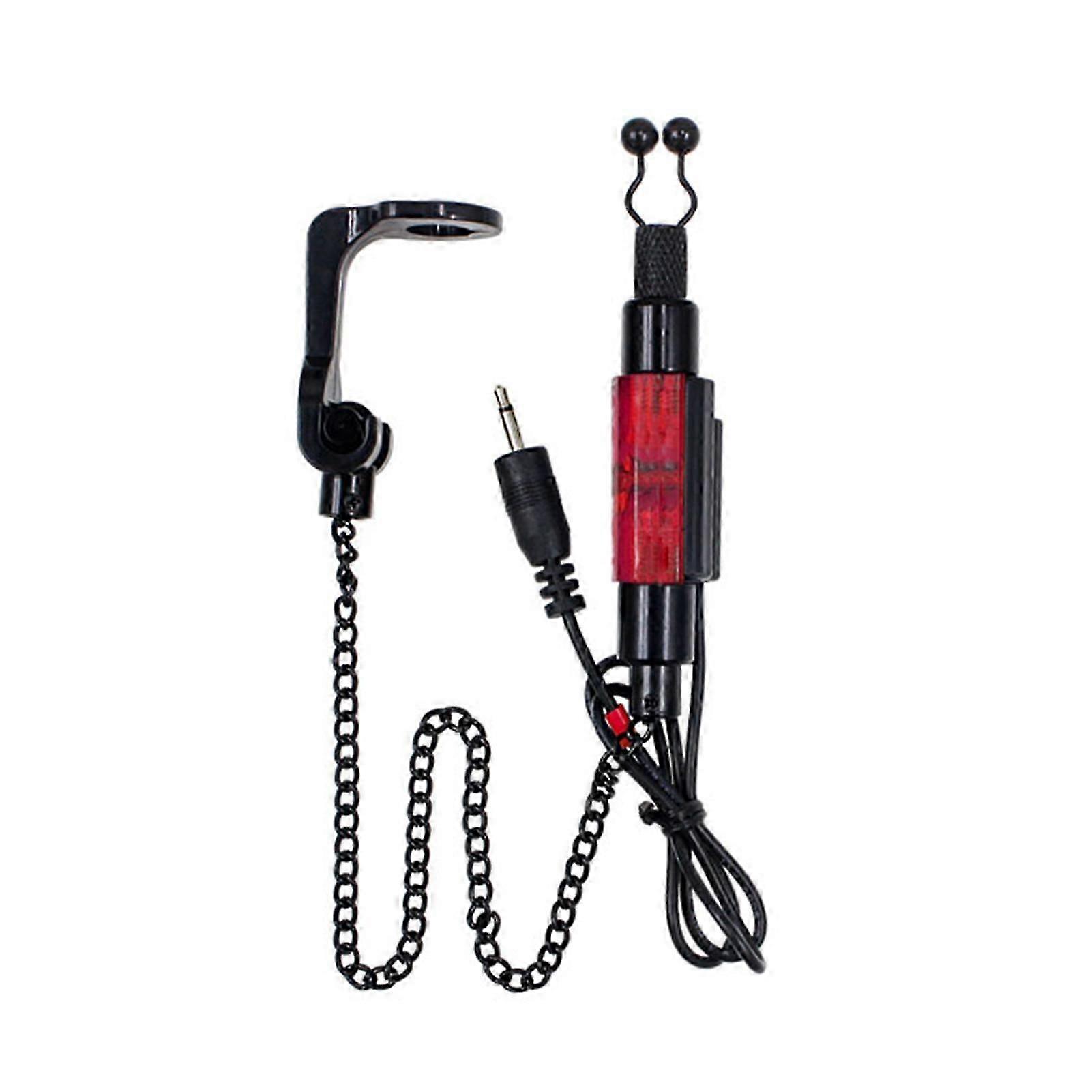 4pcs LED Indicators Fishing Illuminated Swingers Bite Alarm Indicator Lights with Carry Case for Carp Fishing