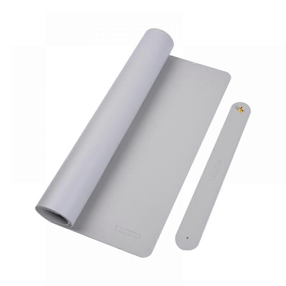 Computer Desk Mat, PU Leather Gaming Mouse Pad, Non-Slip Keyboard Mouse Mat, Waterproof Desk Writing Pad Protector for Office and Home, 24" x 17"