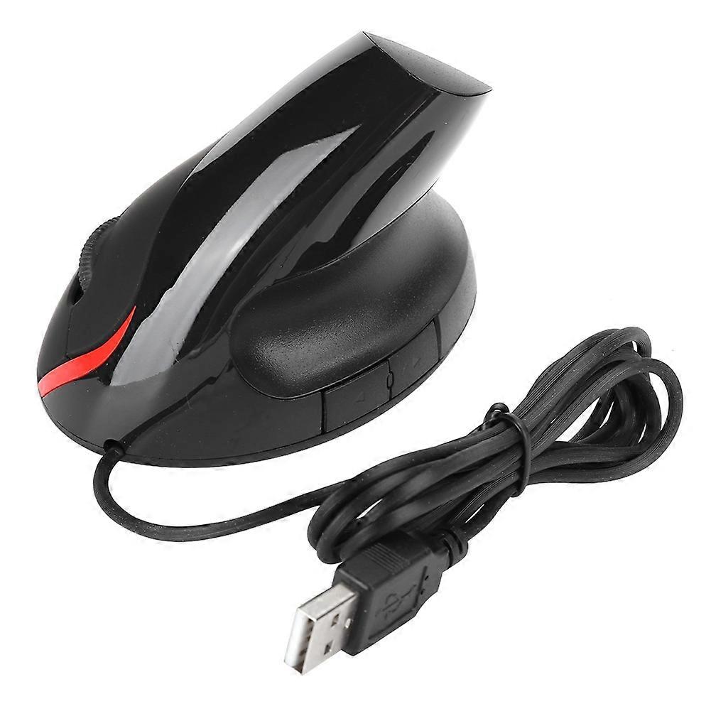 Optical Vertical Mouse Ergonomic Rechargeable USB Receiver ABS Office Wired Mouse jsy‑12