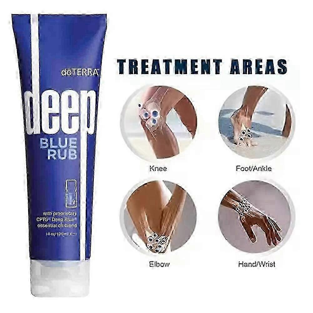 Deep BIue Rub EssentiaI OiI Gentle Quick Pain Relieve Massage Cream for External Use