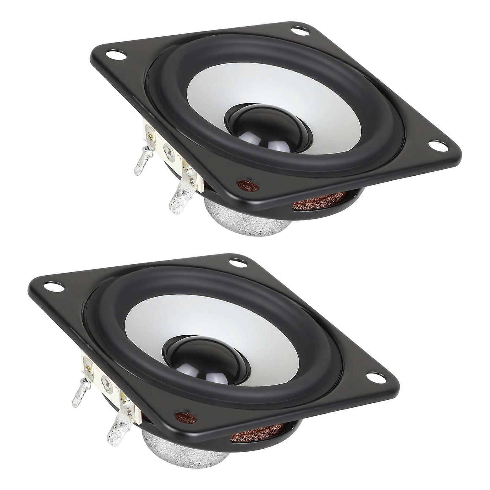 Magnetic Loudspeaker 15W 4Ohm 3inch Round Shape Replacement Loudspeaker Full Frequency Aluminium Magnetic Loudspeaker Multicolor