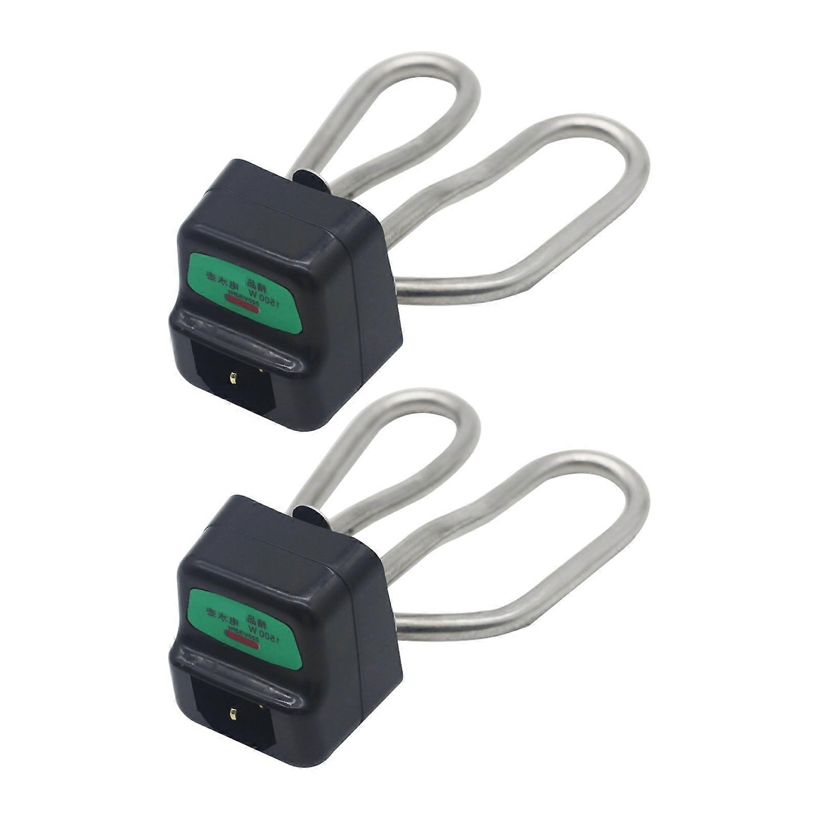 Pack of 2 Universal 304 Stainless Steel Kettle Heating Part Set with Anti Scald Protection and Enhanced Durability Multicolor