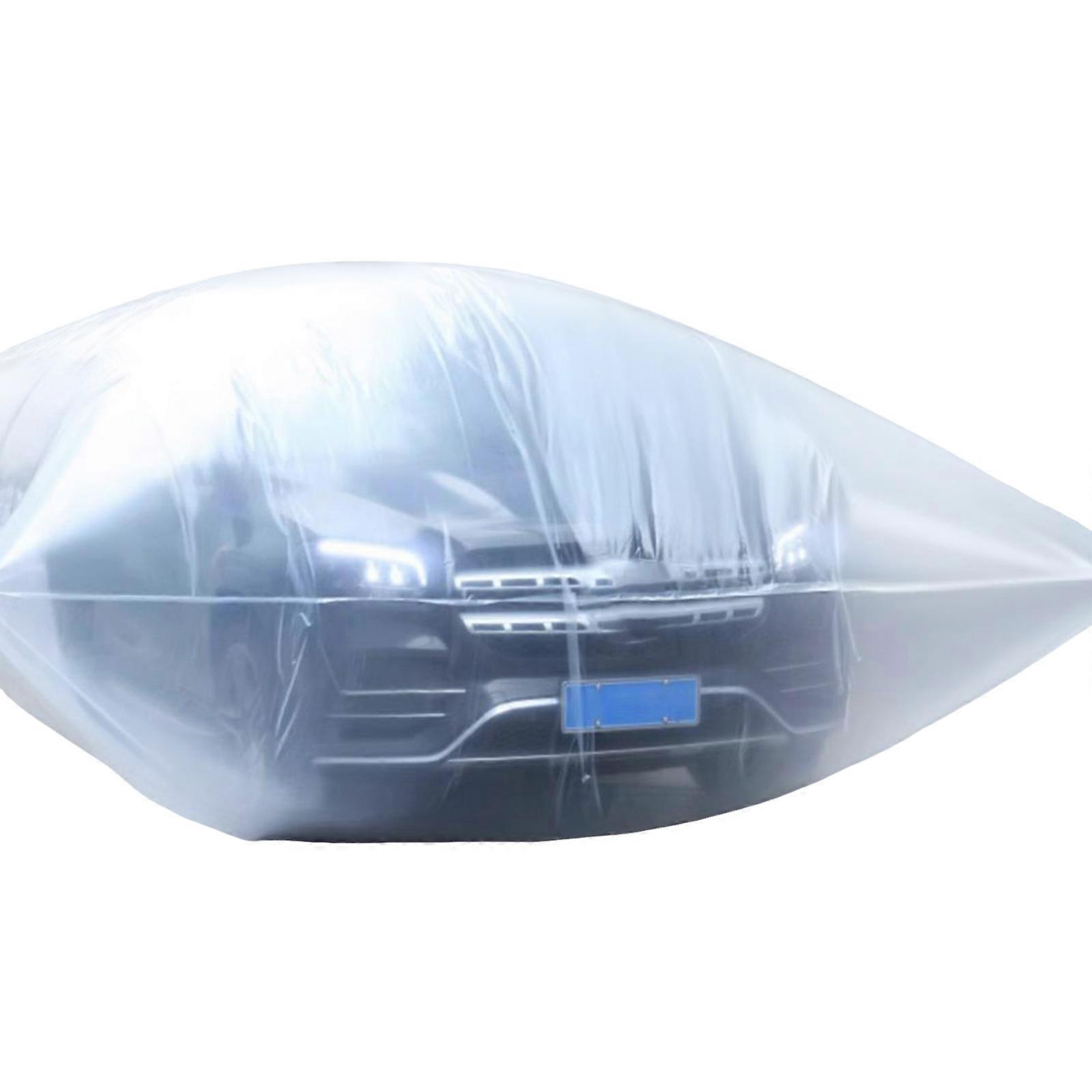 Heavy Duty Transparent Vehicle Protector Bag Waterproof Dust Snow Shield Shelter Universal For SUVs All Weather Defense Multicolor