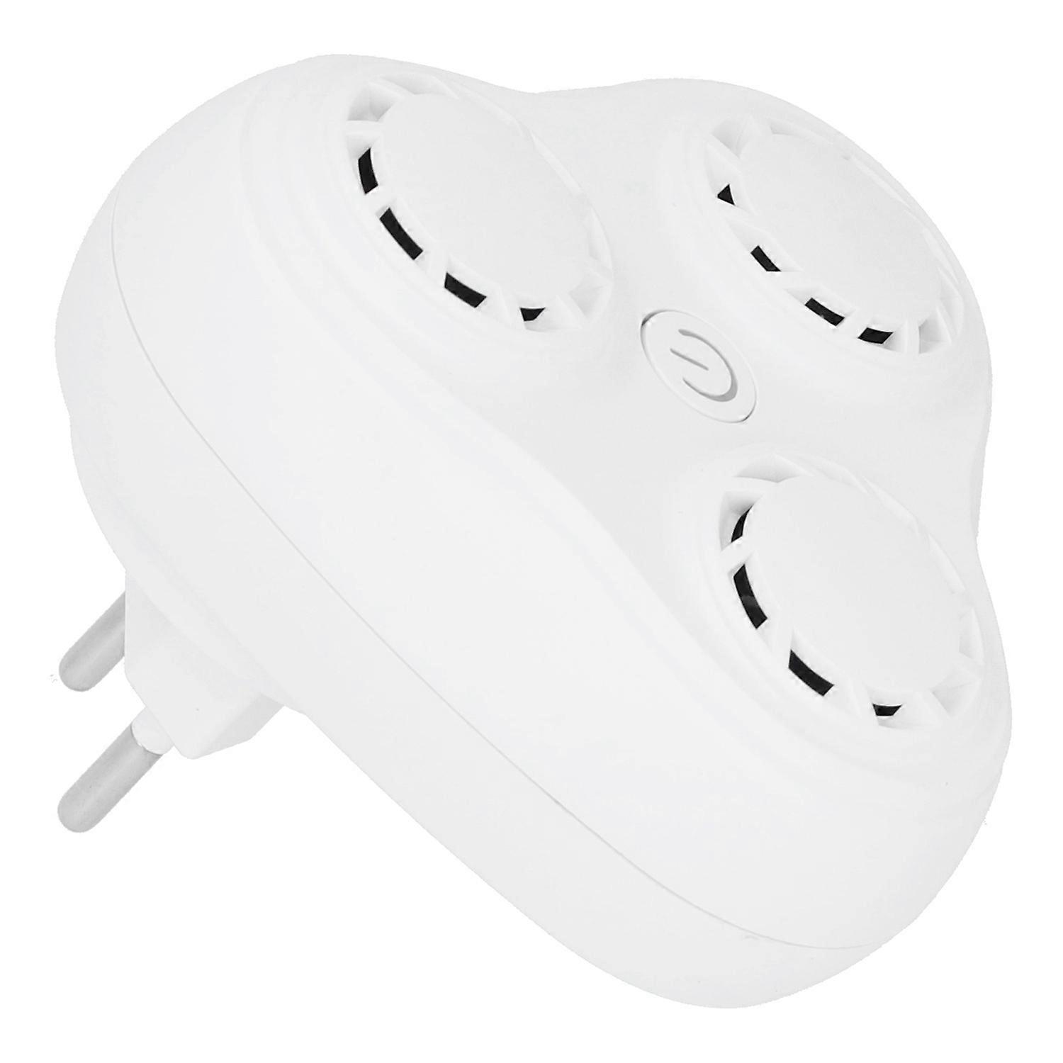 Ultrasonic Mouse Repeller Multifunction Mosquito Rat Repellent for Home Warehouse   White