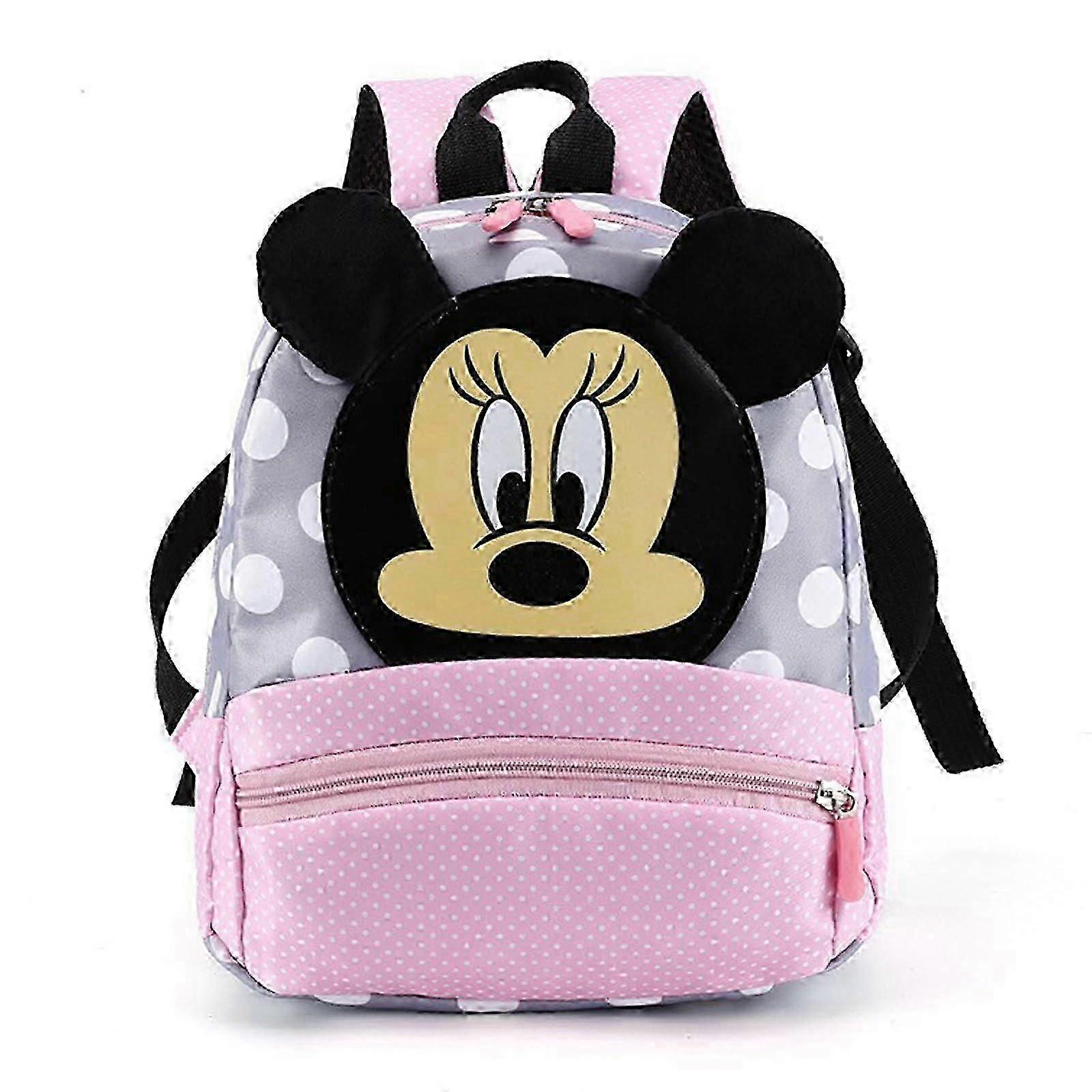 Minnie Mouse Backpack For Nursery, Suitable For School Or Short Distances, 39 Years Old Nursery Primary School Boys And Girls (pink), Pink