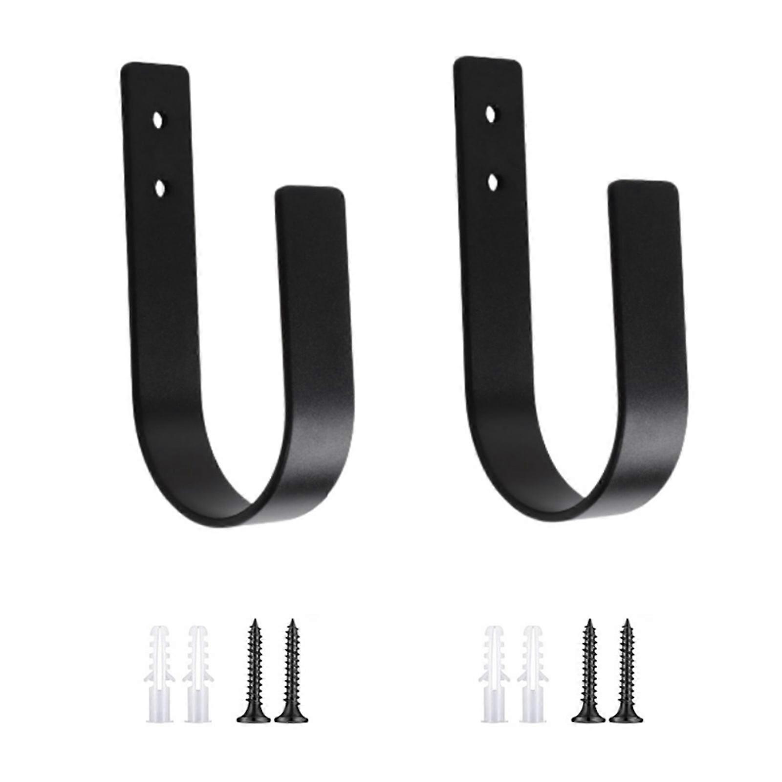 2 Pack Modern Curtain Holdbacks U Shaped Wall Mount Curtain Hooks Drapery Curtains Tiebacks Curtain Pull Backs Tie Backs Multicolor