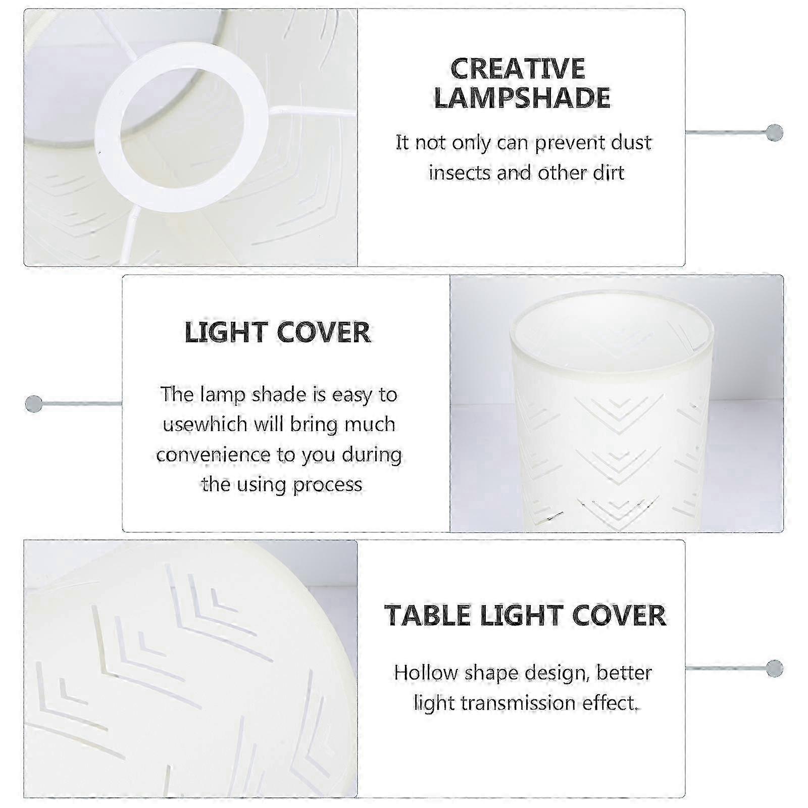 Round Straight Light Cover Practical Home Cloth Lampshade Table Light Shade