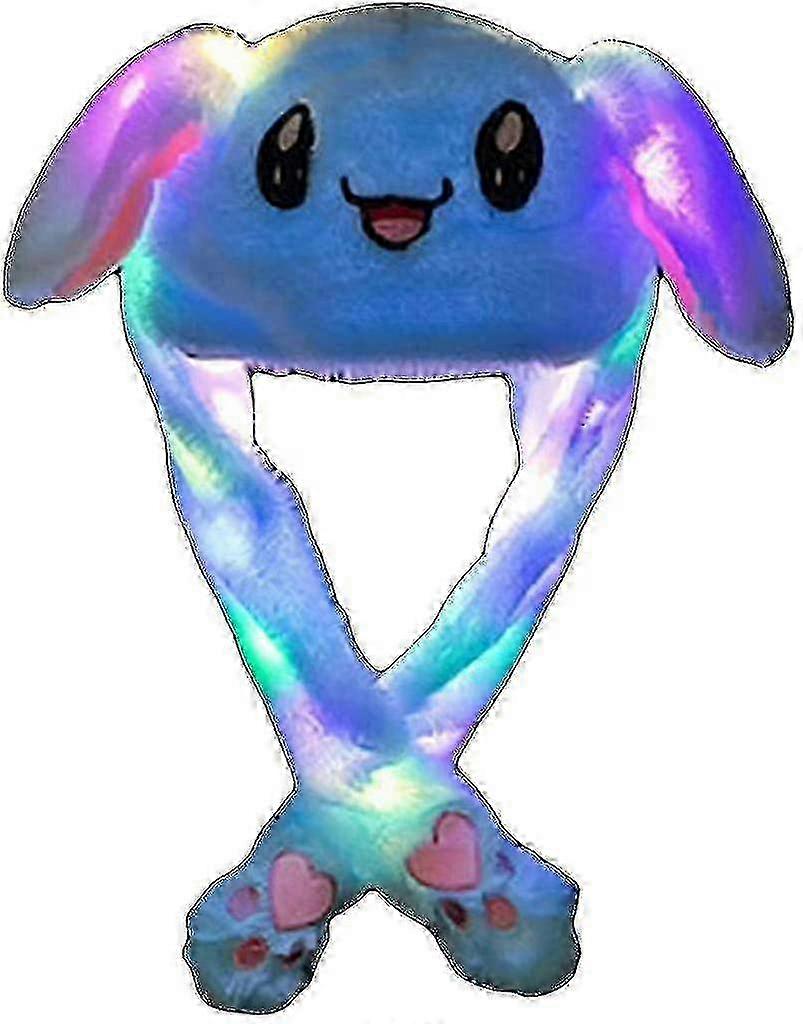 Bunny Hat Ear Moving Jumping Hat Plush Rabbit Hat Cute Cap With Paws