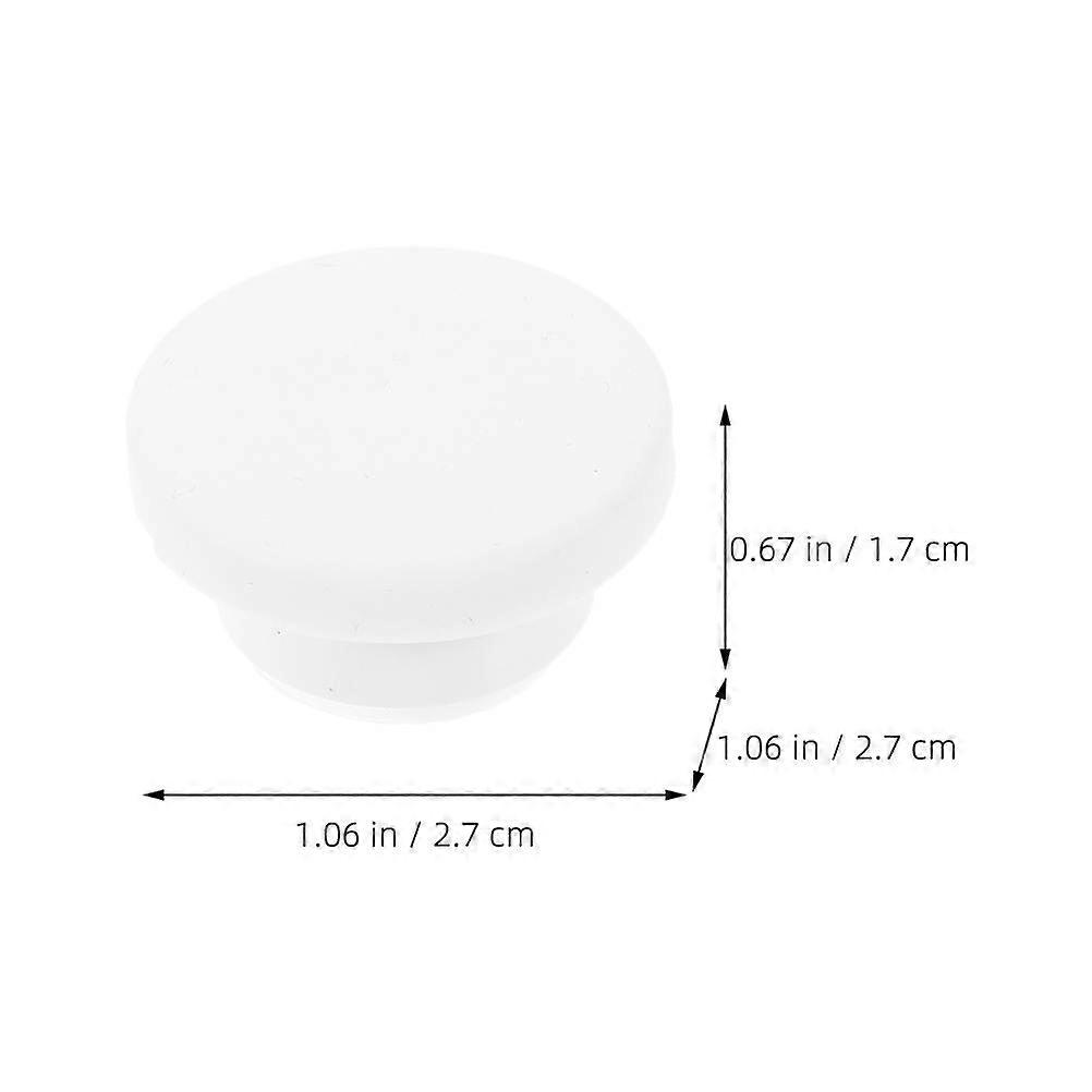 20pcs Overflow Drain Round Caps Washbasin Overflow Drain Caps Bathroom Bathtub Overflow Covers