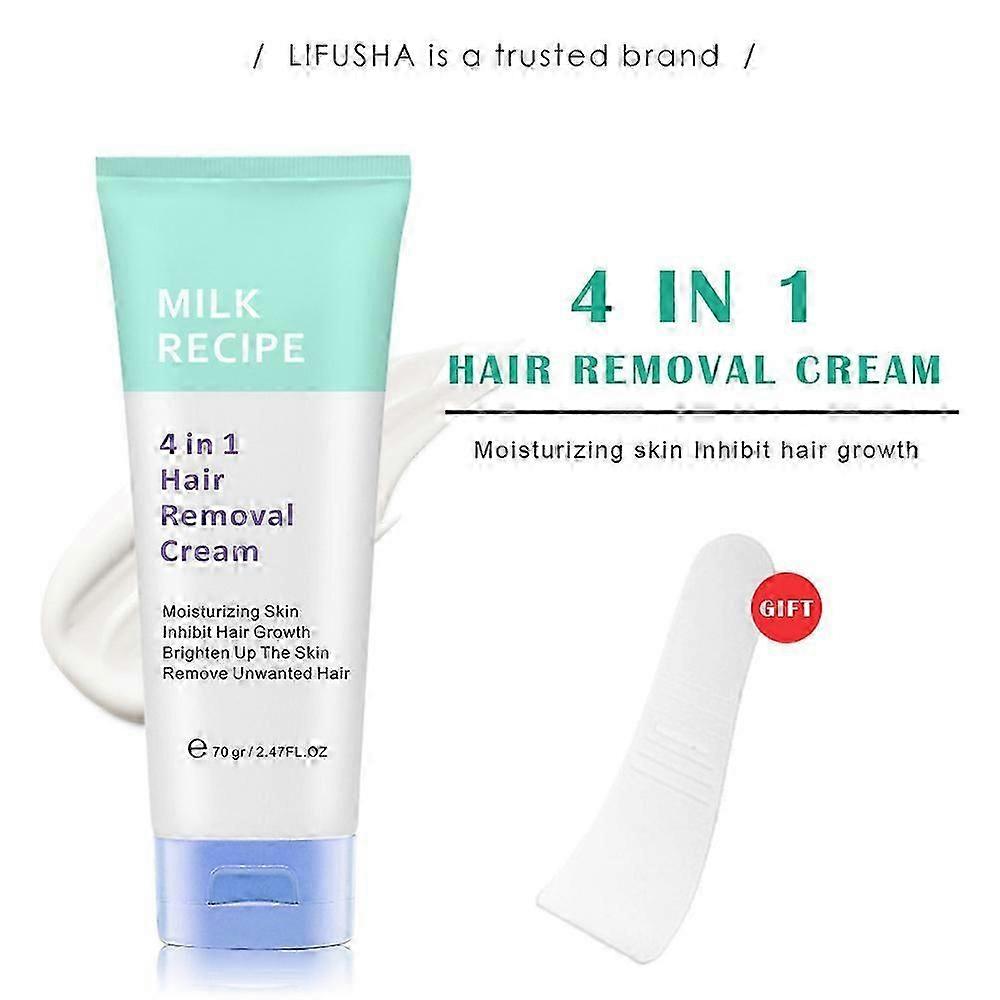 Glowcode 4 in 1 Crema Depilatoria, Depilazione Glow Code, per Donne e Uomini