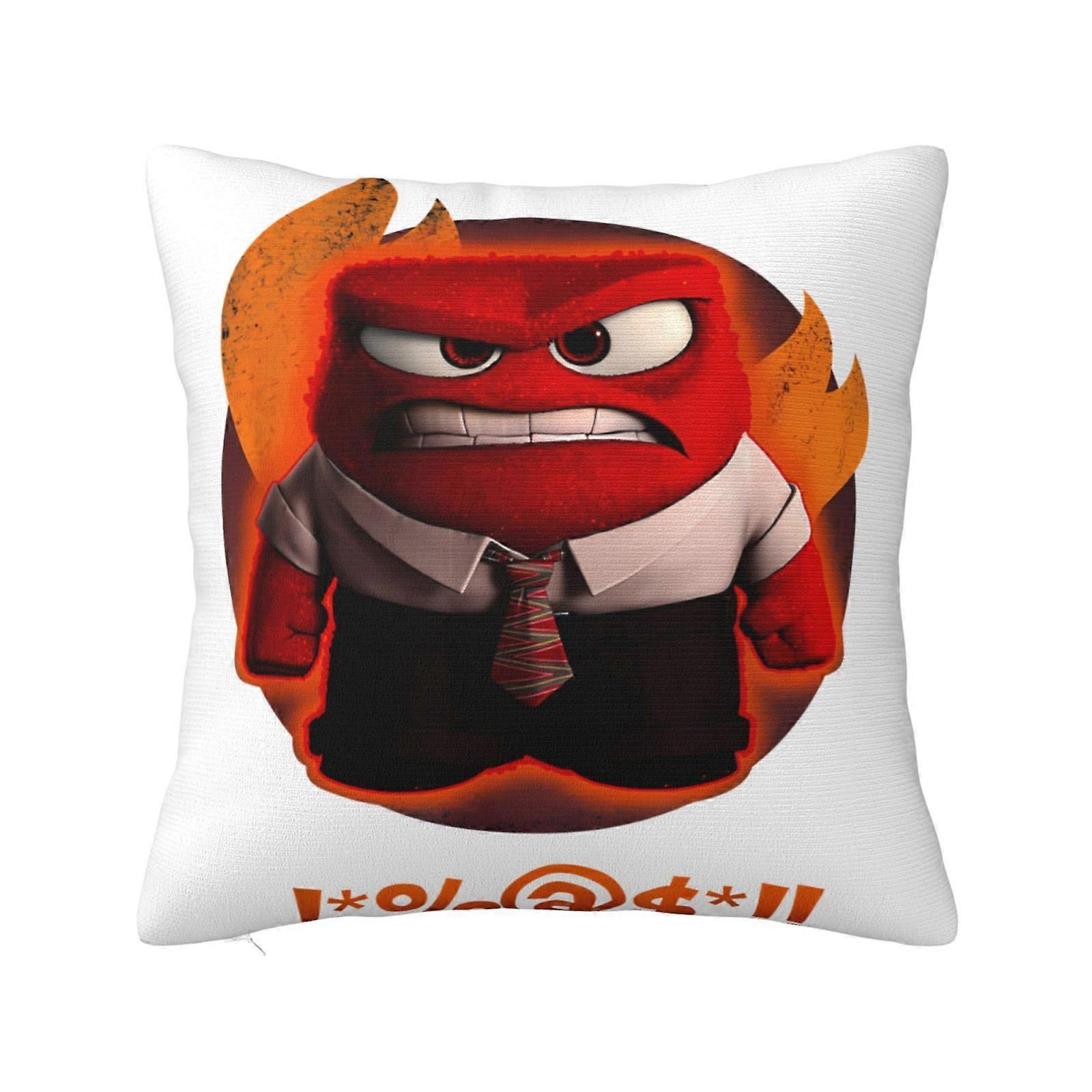 Inside Out Super Soft Pillow Case Cover with Zipper for Bedroom, Sofa, Couch,Cozy Fuzzy Pillow Shams for All Seasons Square Pillow