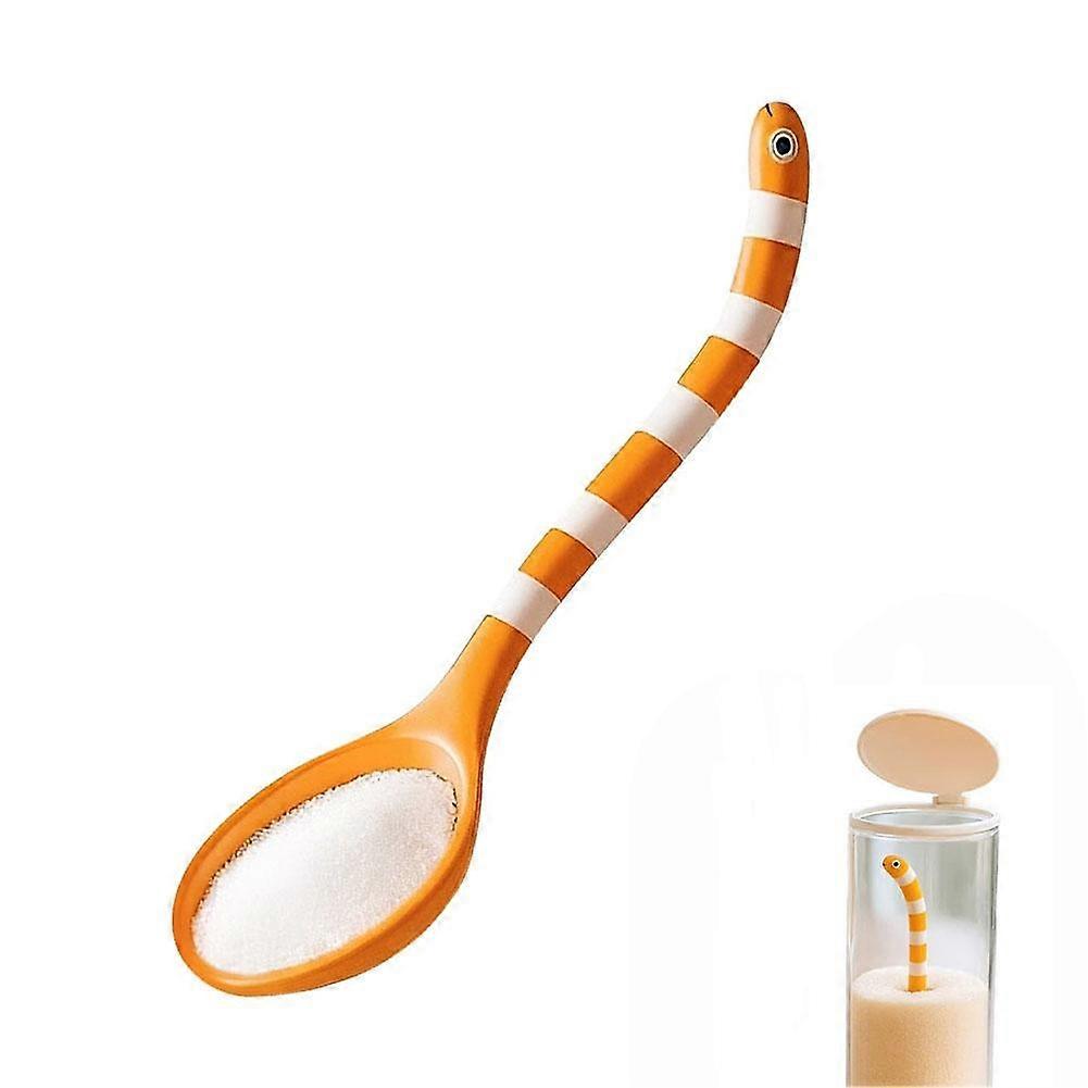 Cute Novelty Creative Garden Eel Spoon Long Handle Eel Spoon Tableware