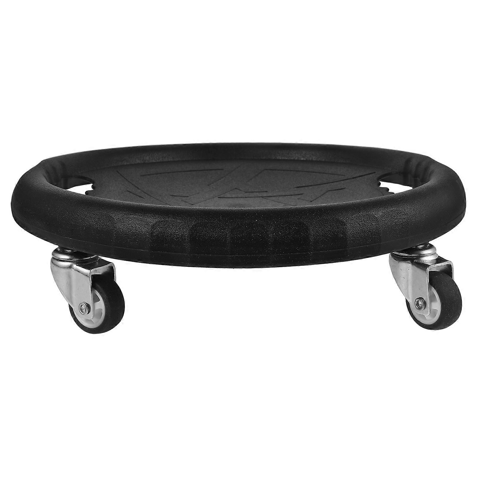 Abdominal Training Disc with NonSlip Surface for Home Use Black PP PU Material 1 Set