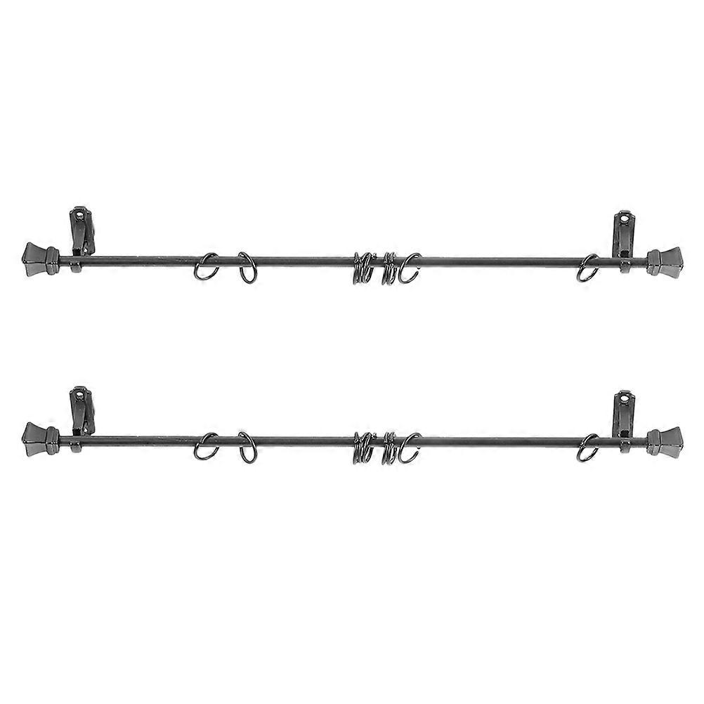 Miniature Accessories For Dollhouse Windows Built With Black Alloy Offering Easy Installation And Elegant Design 2 Sets