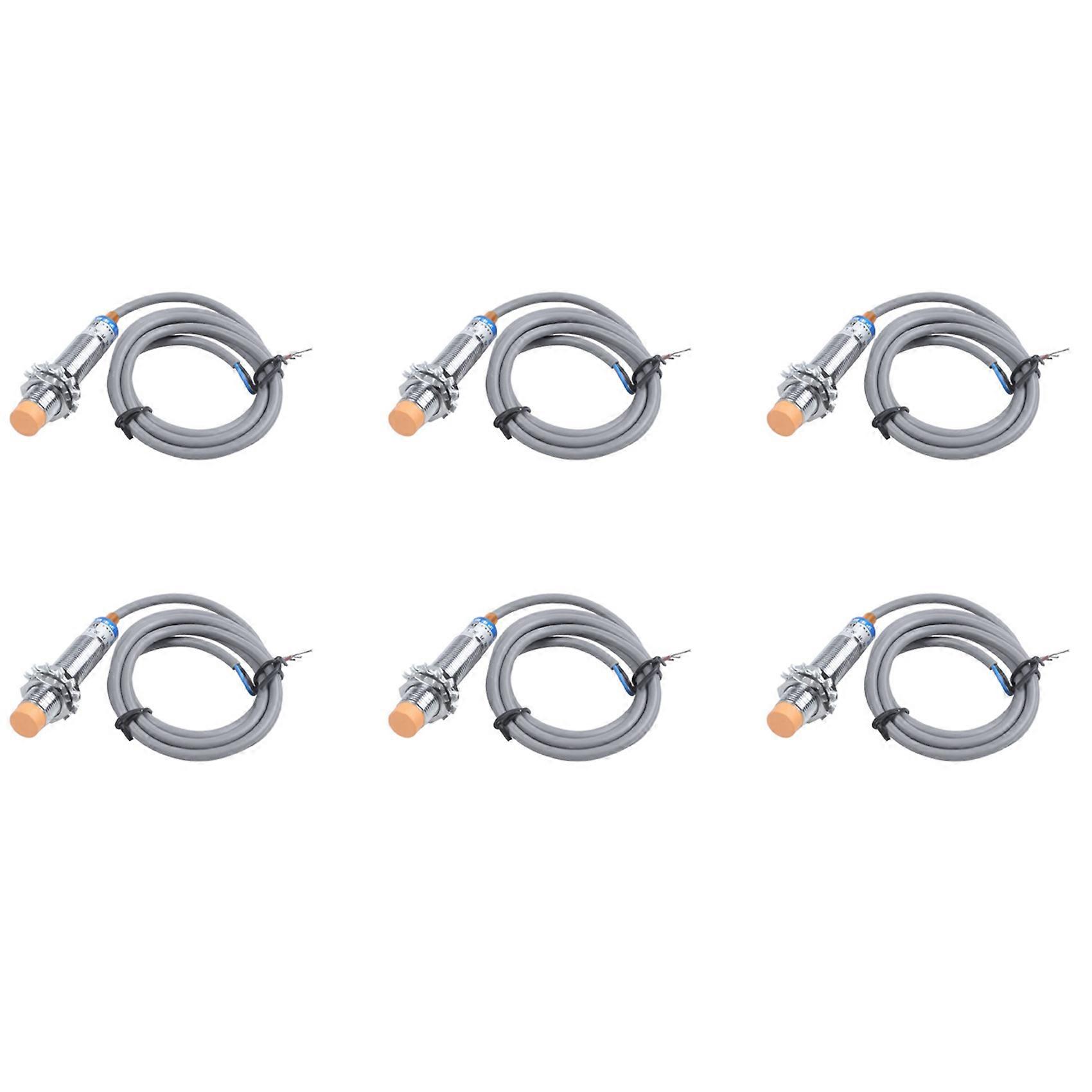 6X DC6-36V 300MA NPN NO 3-Wire 4mm Tubular Inductive Proximity Sensor Switch LJ12A3-4-Z-BX