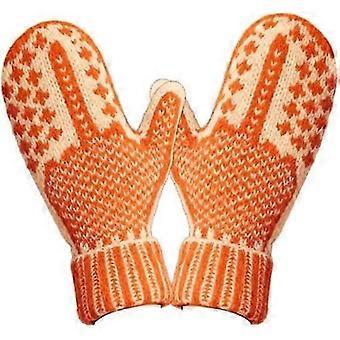 Die frechen Fäustlinge | Kuschelig gestrickt mit verstecktem Mittelfinger, handgestrickte, warme Winterfäustlinge für Damen