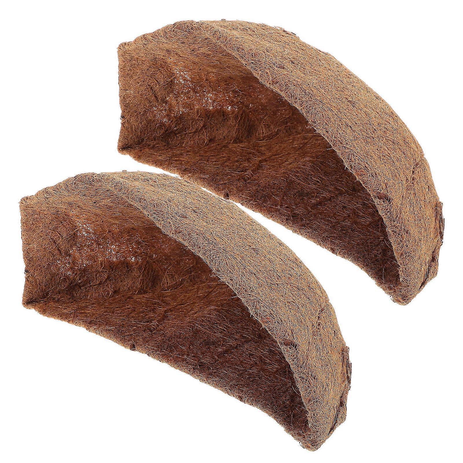 Durable Coconut Liners Coconut Hanging Planter for Wall Baskets 2Pcs