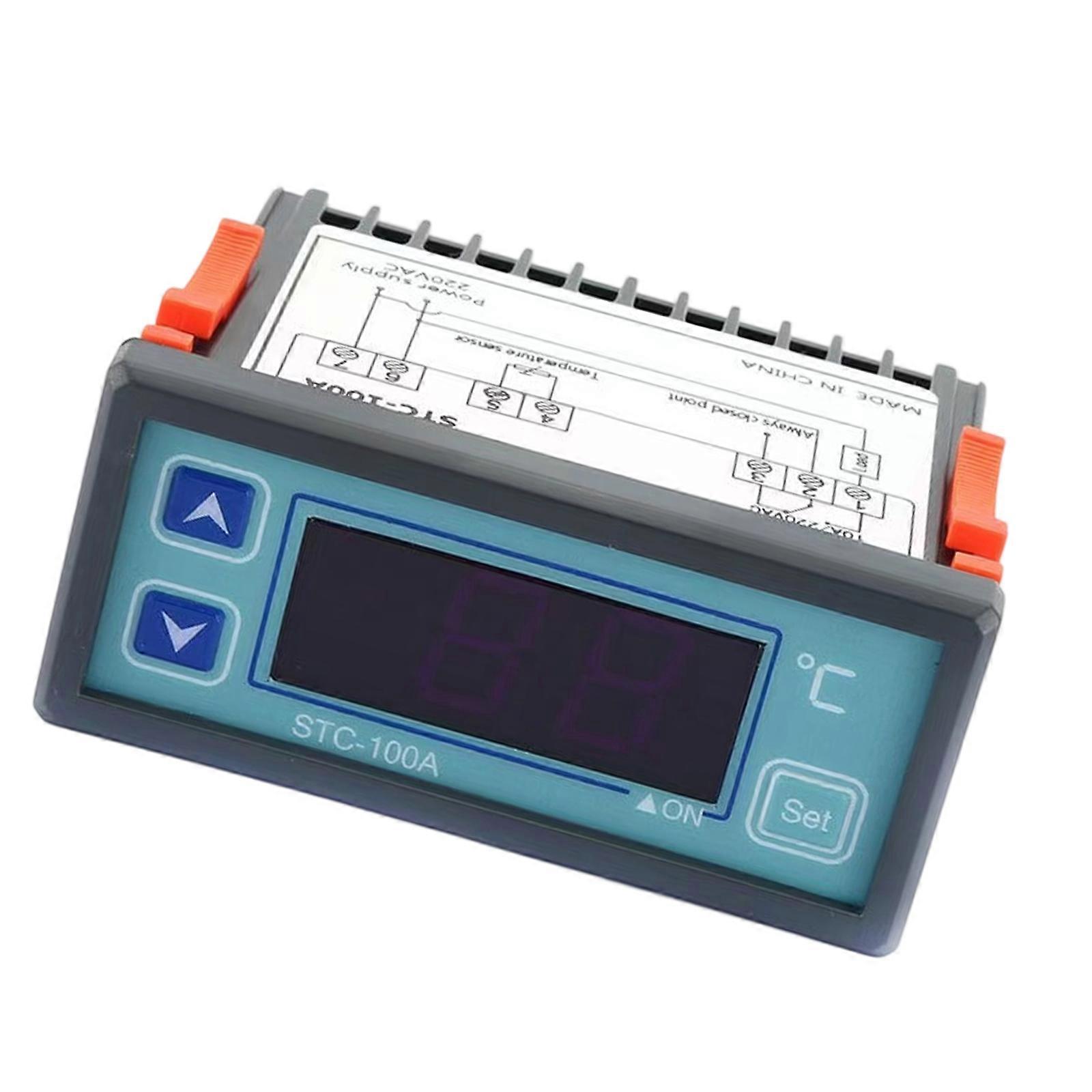 Accuracy Digital Controller Featuring Double Mode Cooling Large Screen Thermostat Digital Display for Air Conditioning Multicolor