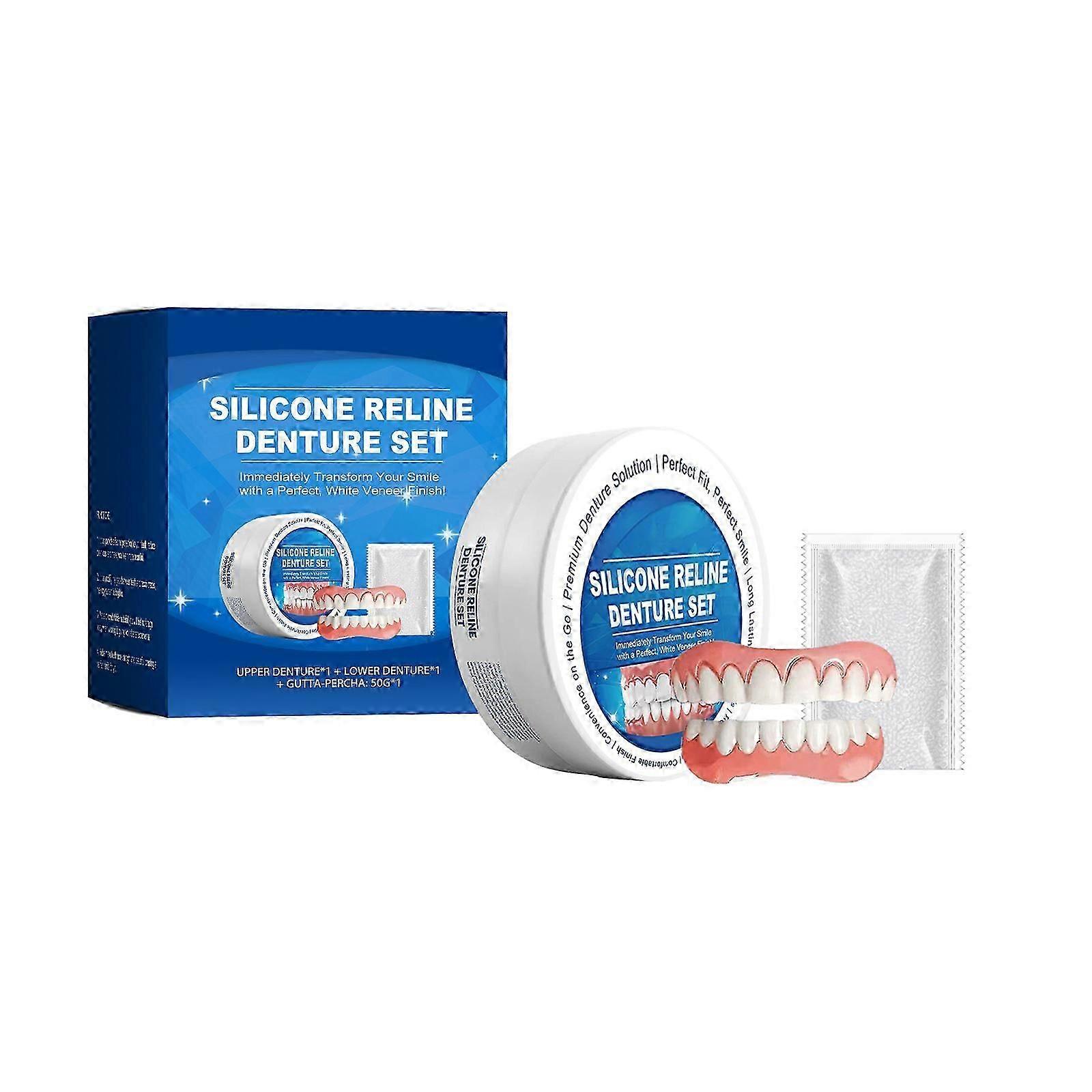 Instant Smile Denture Reline Kit  Comfortable, Easy, Long-Lasting Fit