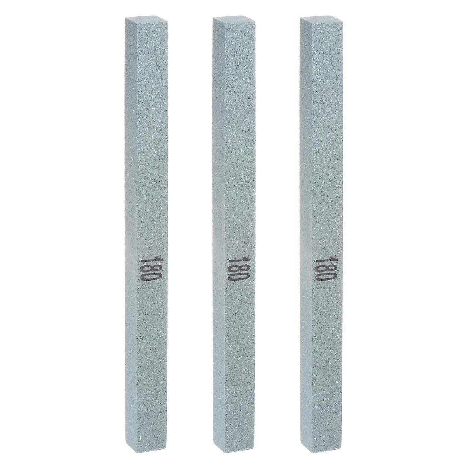 3pcs 180 Grit Green Silicon Carbide Sharpening Stone for Precision Knife and Tool Sharpening 5.9'