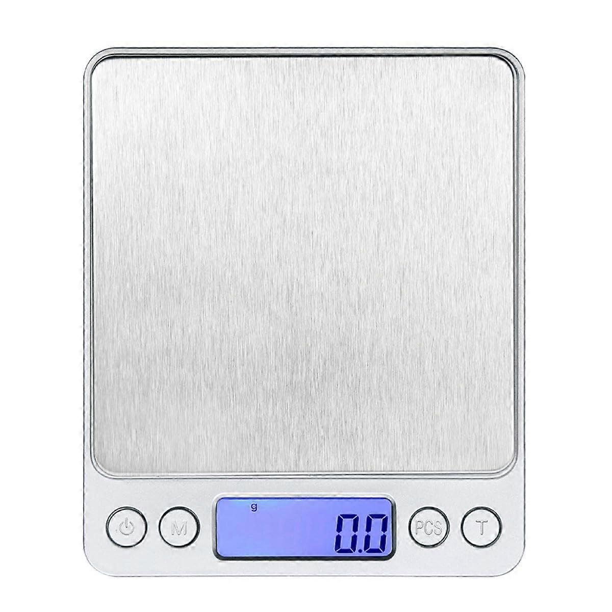 Digital Kitchen Scale with  Precision Sensors, LCD Display, Stainless Platform for Jewelry and Medicine